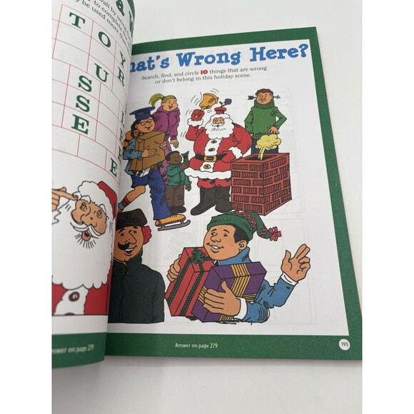 The Big Book of Christmas Activities Children’s Puzzles Mazes Hidden Pictures - Picture 11 of 12